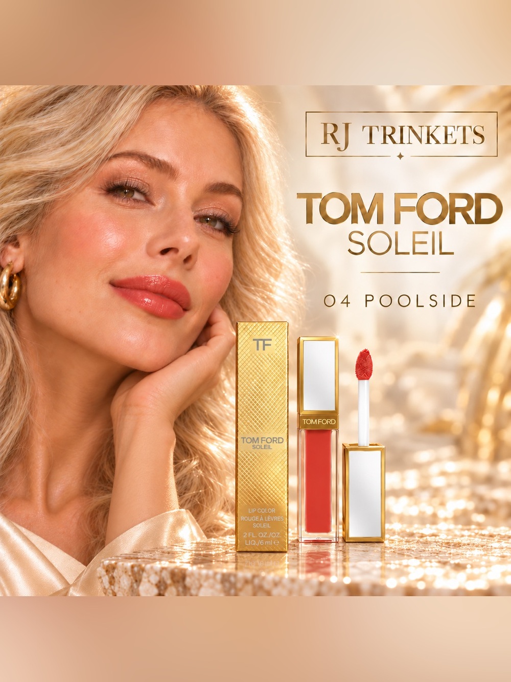 Tom Ford Soleil Lip Color — Poolside Coral
